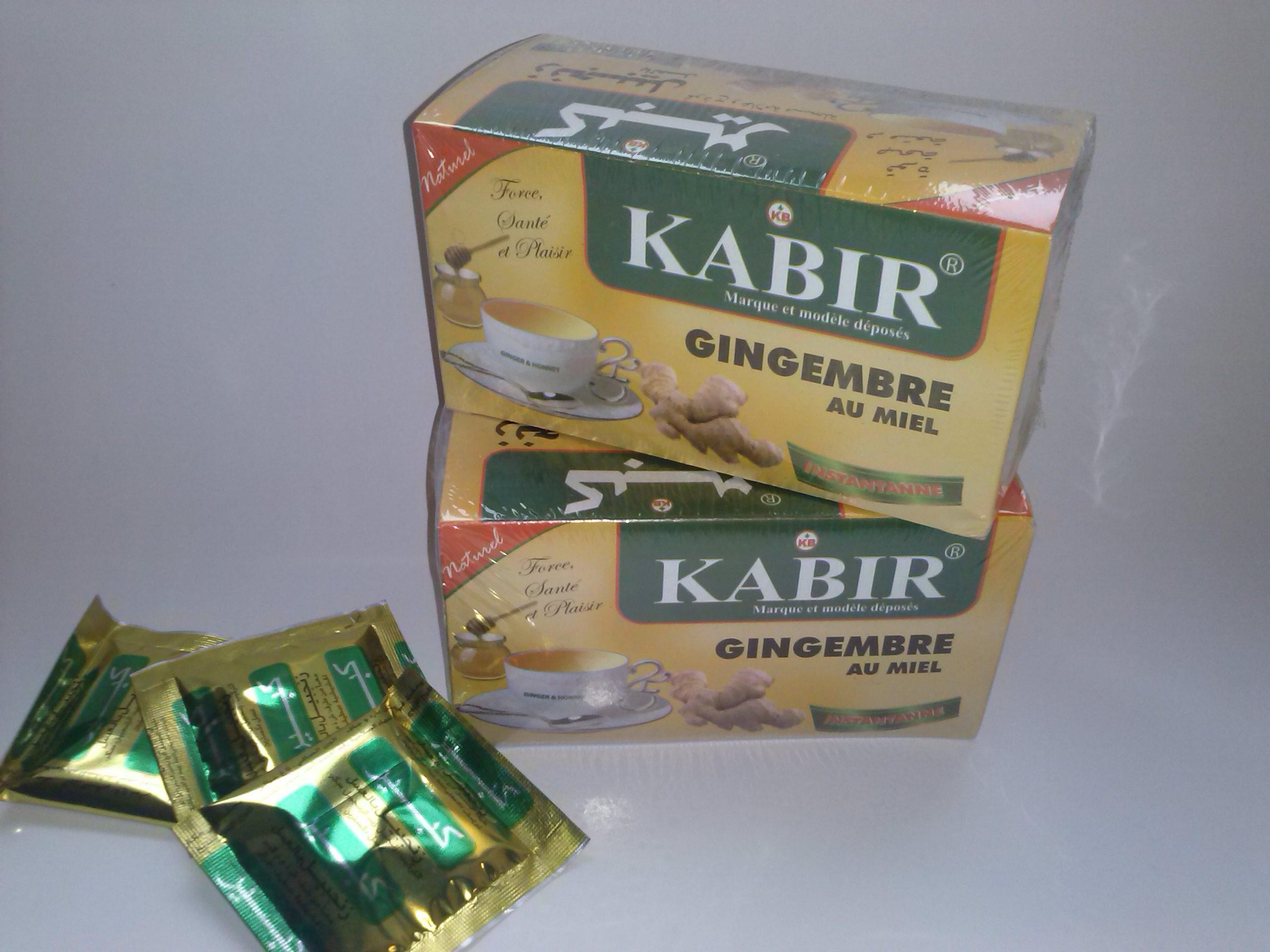 Carton de 24 thé Kabir - Gingembre et Miel