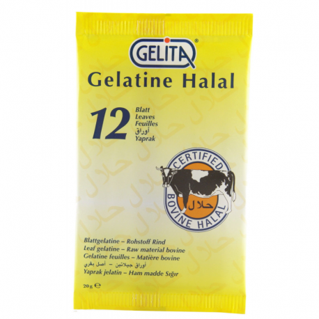 Poudre de gélatine halal 50 g gélatine de bœuf 200 fleurs inodore et sans  saveur 758114703590